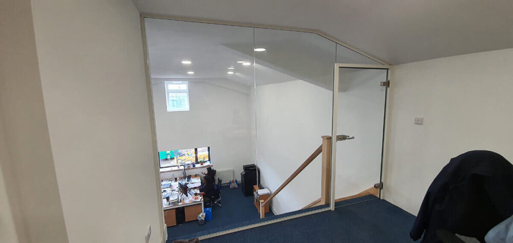 Single Glazed Office Partitioning