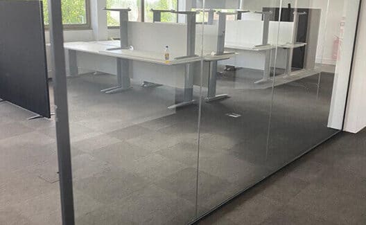 AFTER Acoustic Glass Partitioning