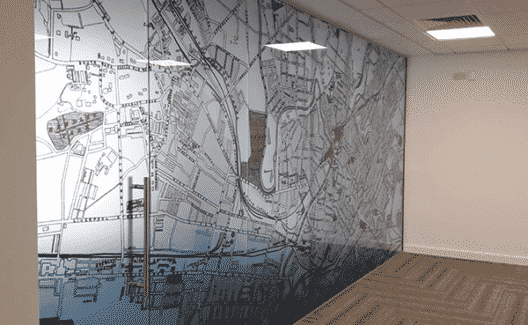 Bespoke Glass Partitioning Manifestation