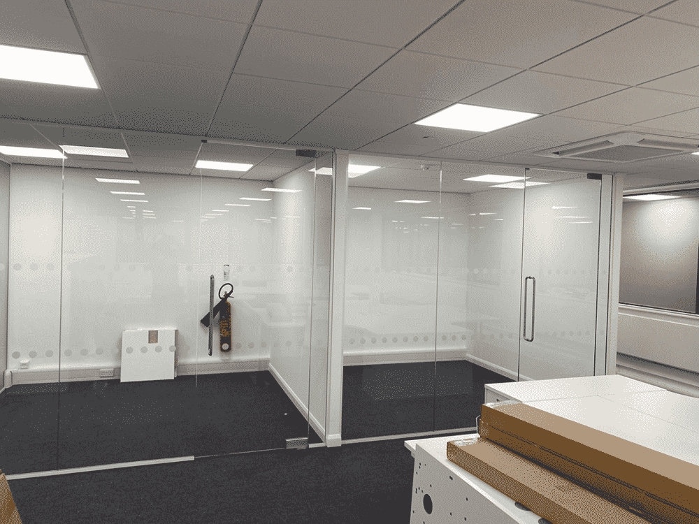 Frameless Glass Offices