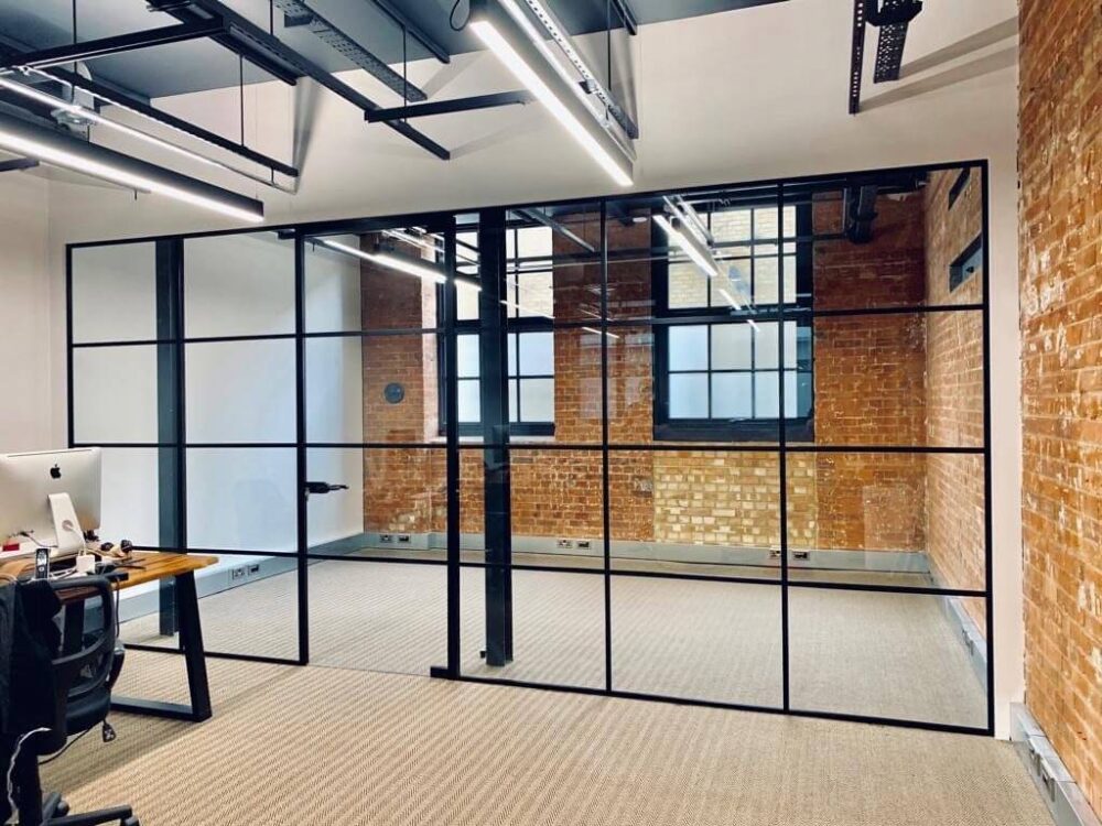 Banded Glass Partitioning