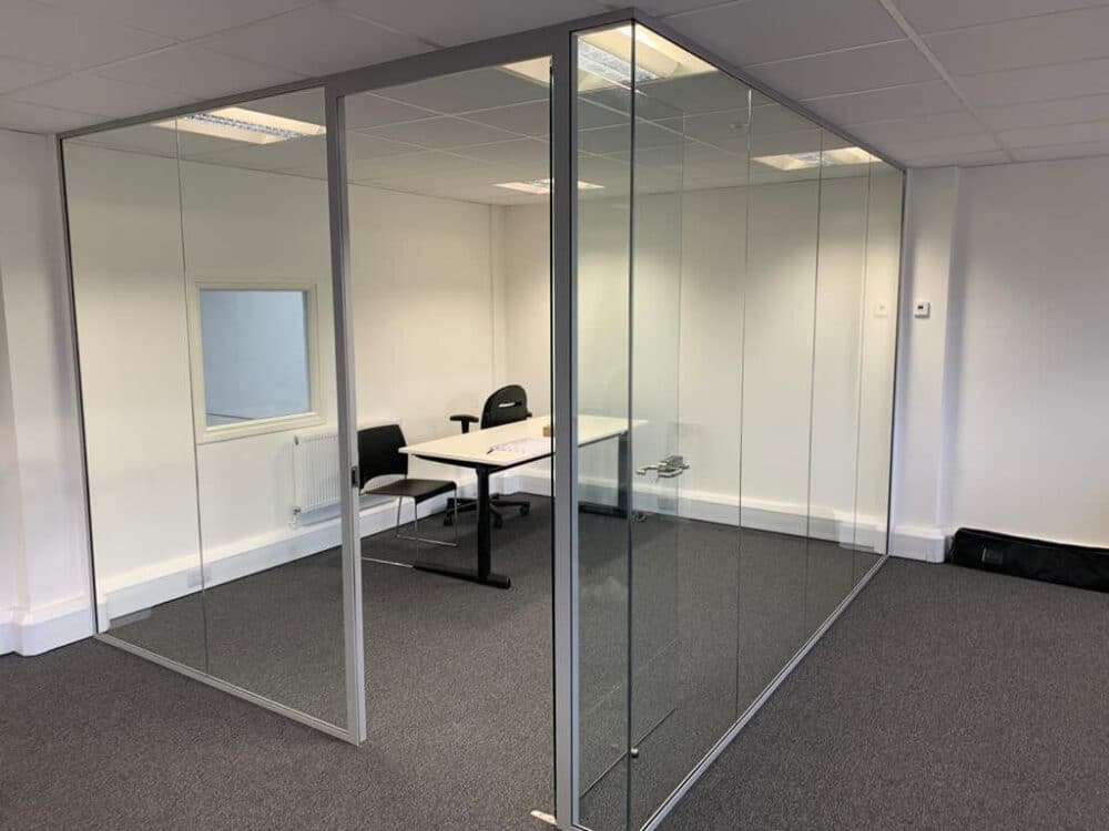 Temporary Glass Partitions