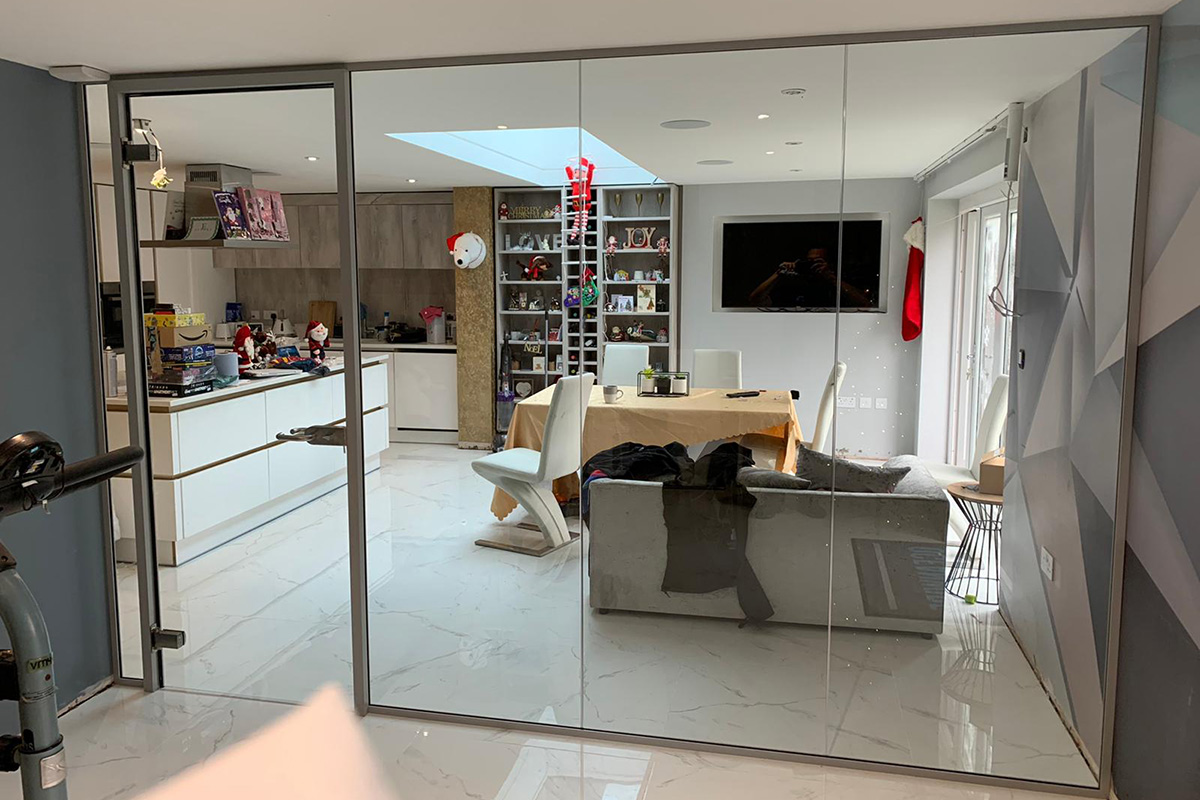 Glass Home Office in East London