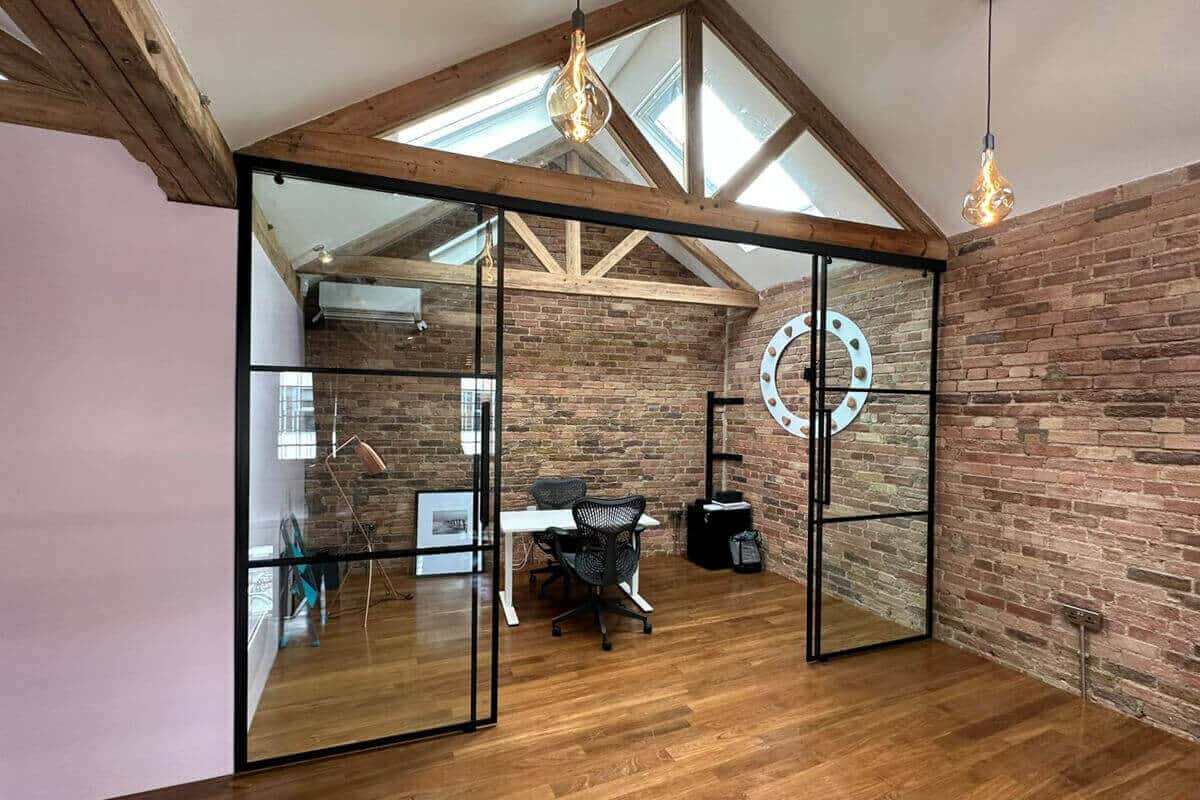 Industrial Framed Glass Partitioning in London | Glass Partitioning UK