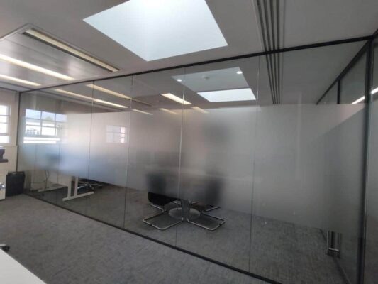Private Glass Partitioning in London 