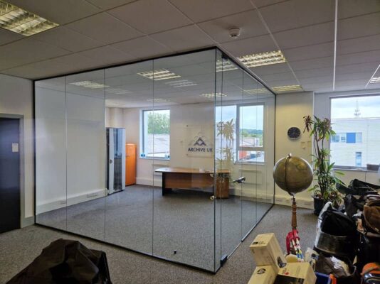 Glazed Glass Partitioning in London