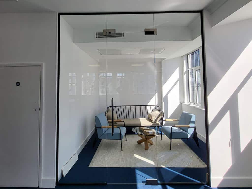 Glazed Glass Partition Wall in London | Glass Partitioning UK
