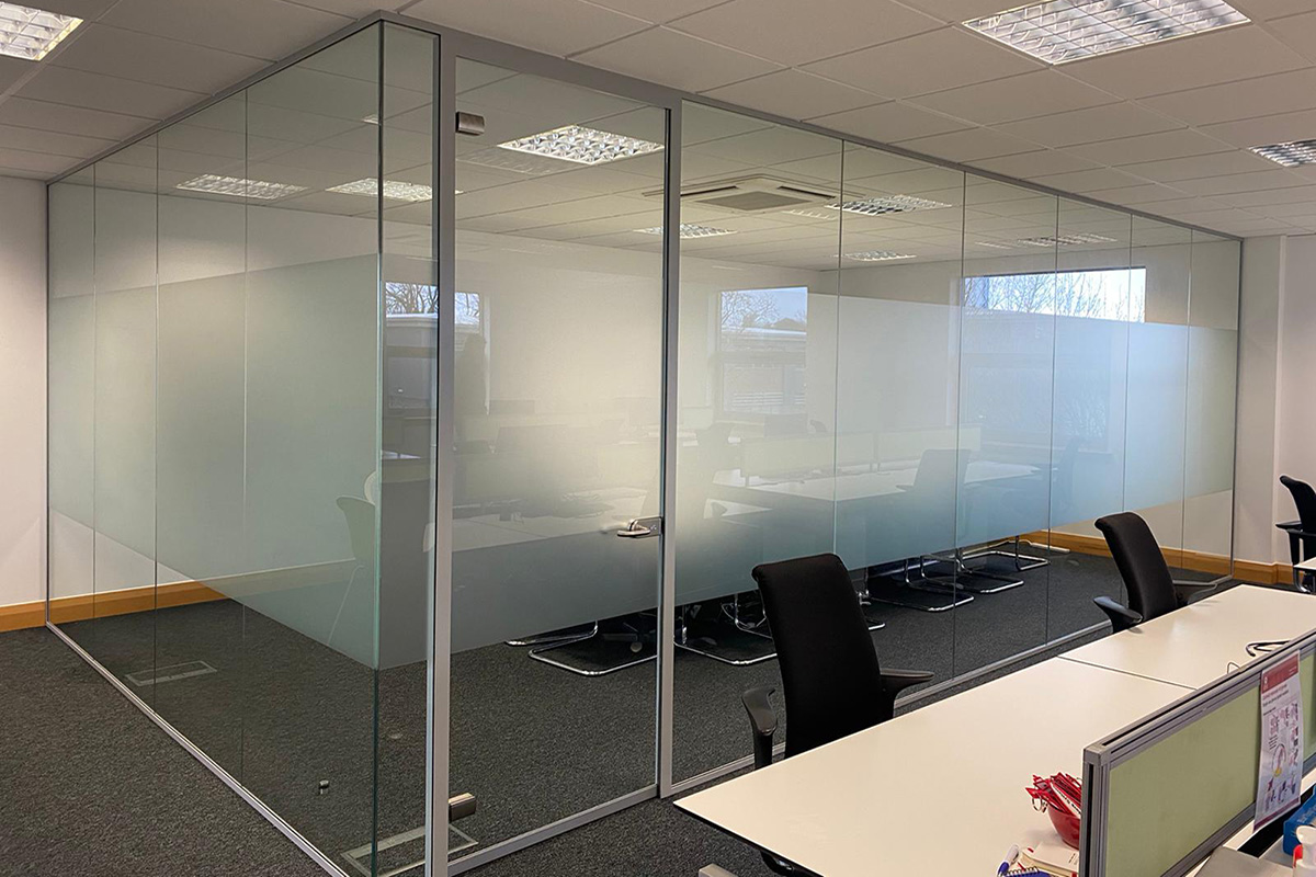 Private Frosted Glass Office | North West London