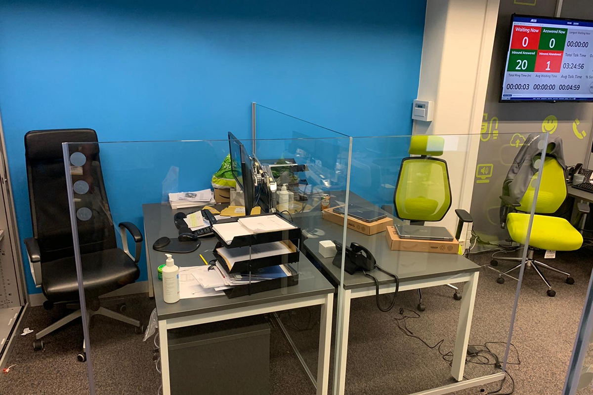 Glass Desk Screens | Surrey