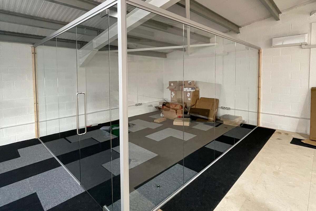 Glass Office Installation