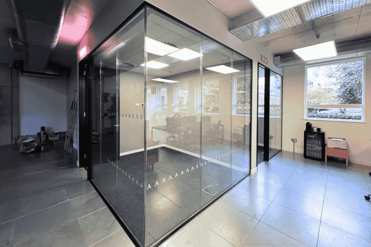 Double Glazed Glass Partitioning