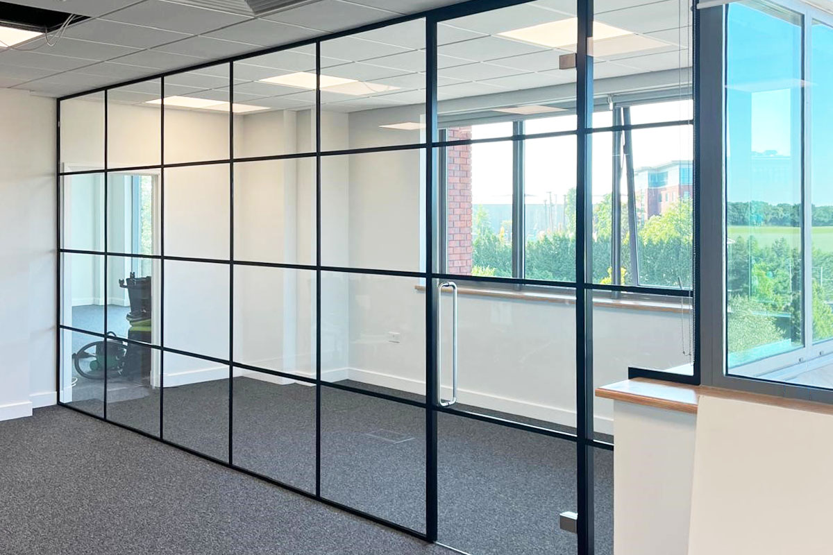 Banded Glass Partitioning