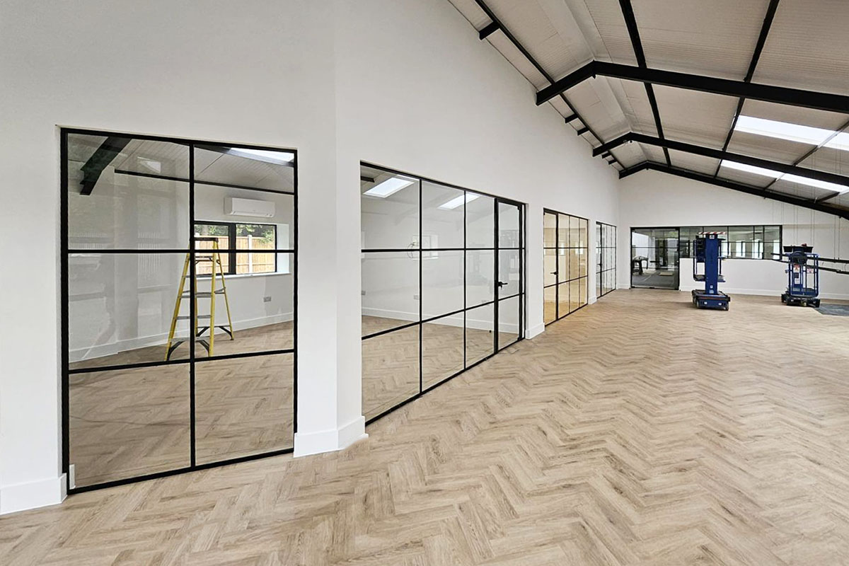 Warehouse to Workplace: Acoustic Glass Partitioning Installation
